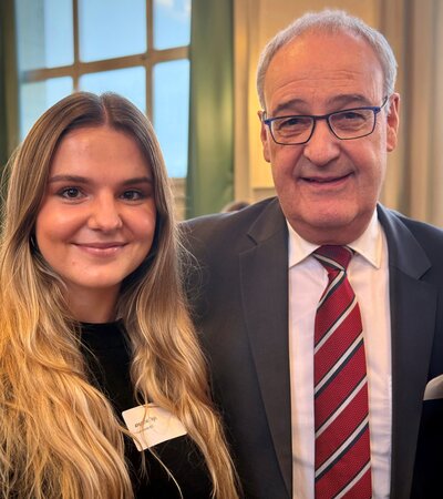Naomi Egli und Guy Parmelin