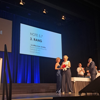 Amélie Schifflechner im dritten Rang
