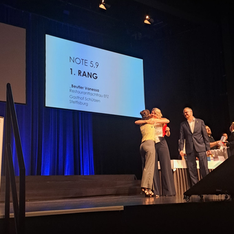 Vanessa Beutler im ersten Rang